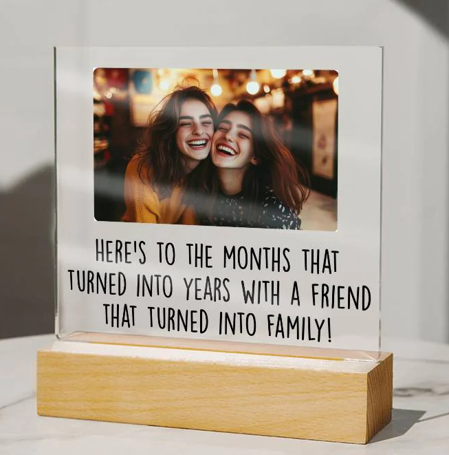 Personalized Friends To Family Plaque