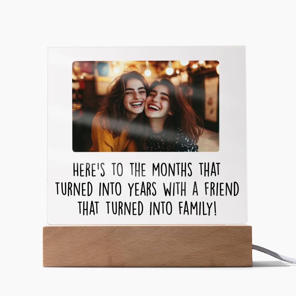 Personalized Friends To Family Plaque