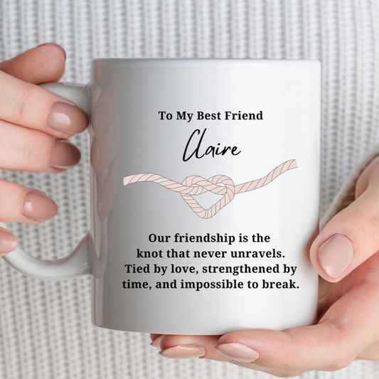 Strengthened By Time Friendship Personalized Ceramic Mug