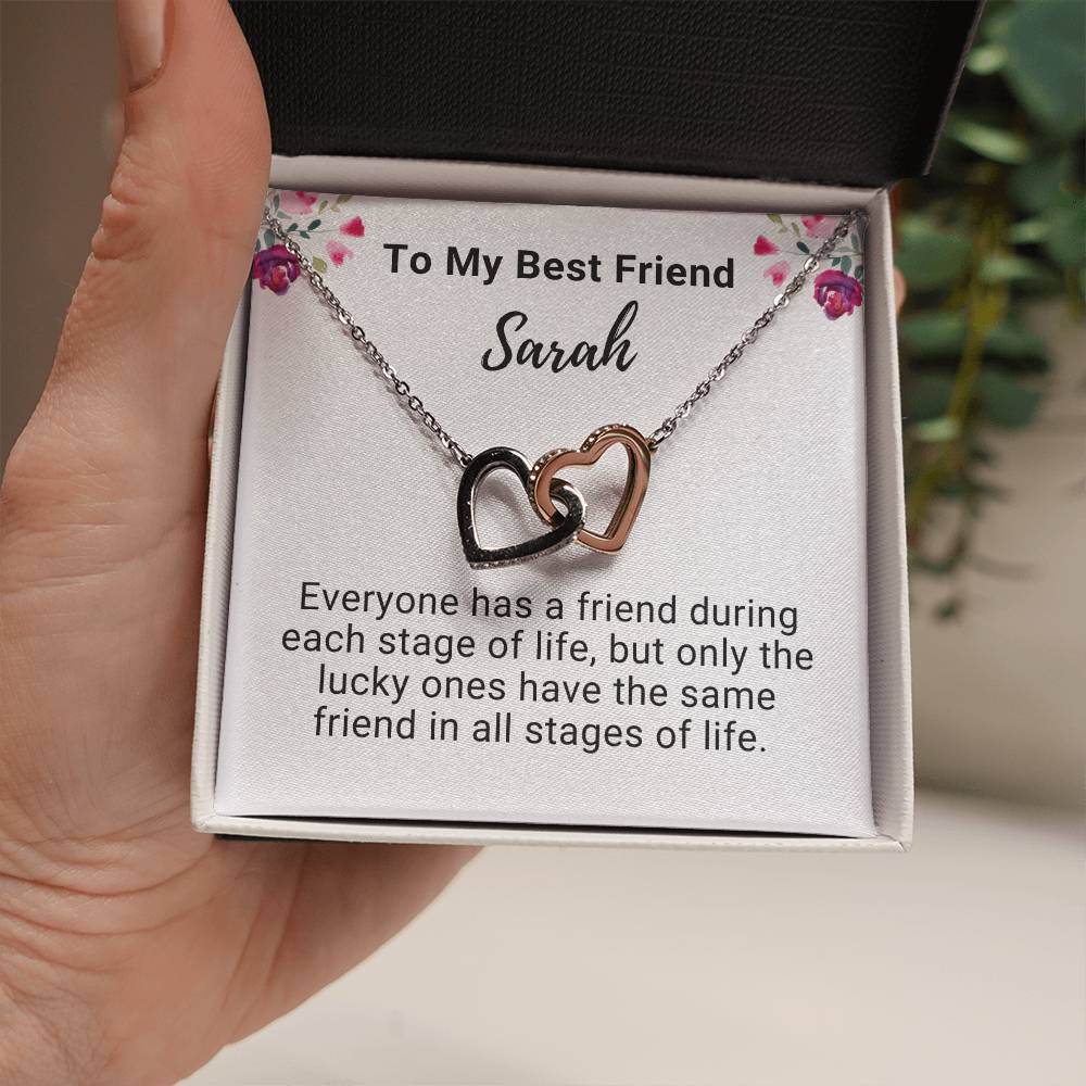 Personalized Stages Of Life Best Friend Necklace