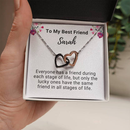 Personalized Stages Of Life Best Friend Necklace