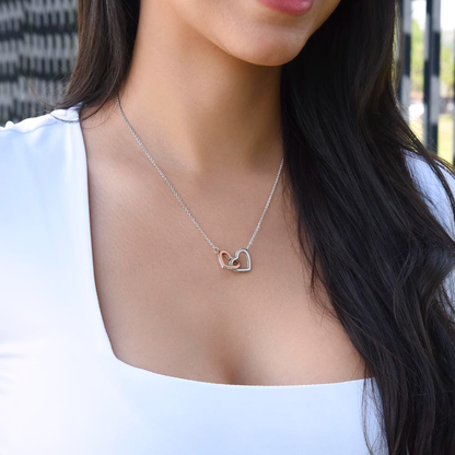 Personalized Best Friend Heart Necklace
