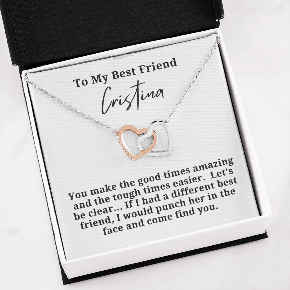 Personalized You Make Good Times Amazing Necklace