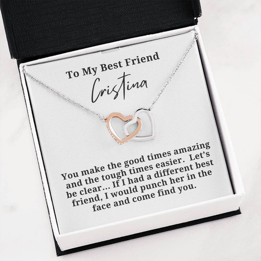 Personalized You Make Good Times Amazing Necklace