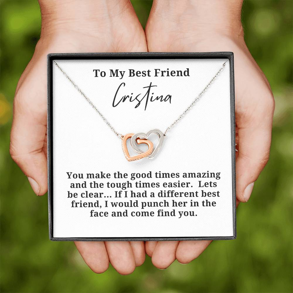 Personalized You Make Good Times Amazing Necklace