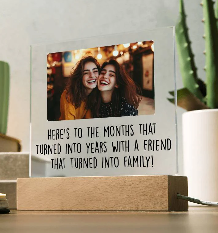 Personalized Friends To Family Plaque