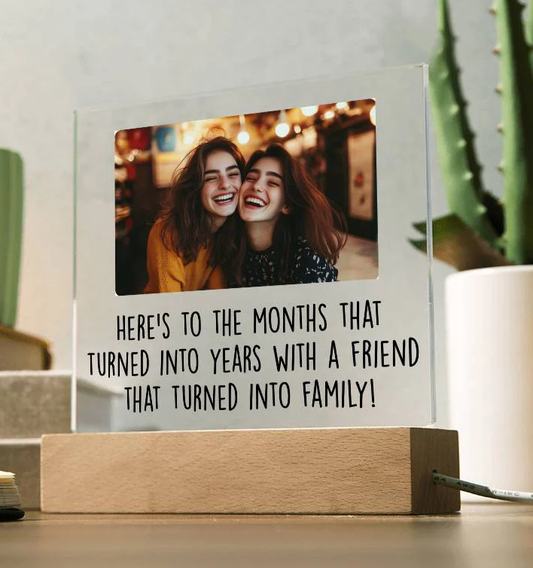 Personalized Friends To Family Plaque