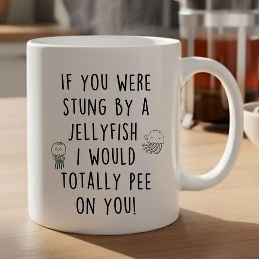 Funny Stung By Jellyfish Mug