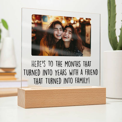 Personalized Friends To Family Plaque