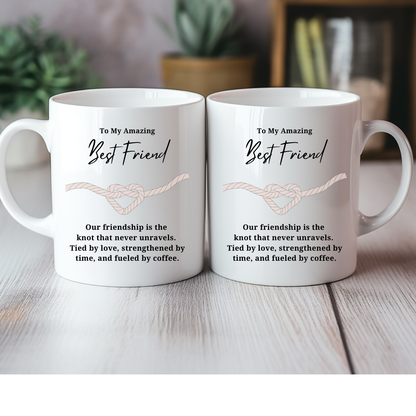 Strengthened By Time And Coffee Friendship Mug