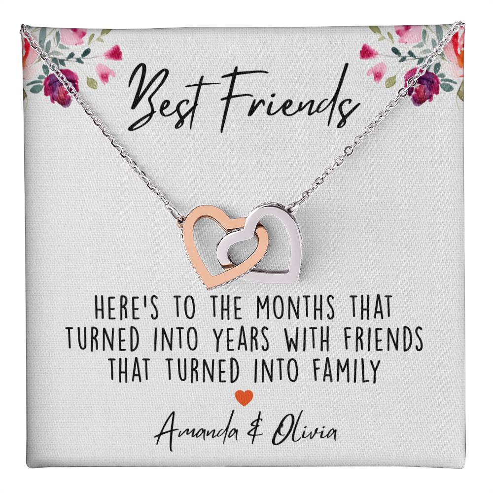 Personalized Friends That Turned Into Family Necklace
