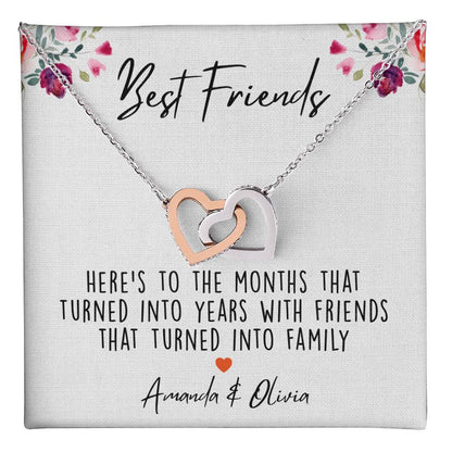 Personalized Friends That Turned Into Family Necklace