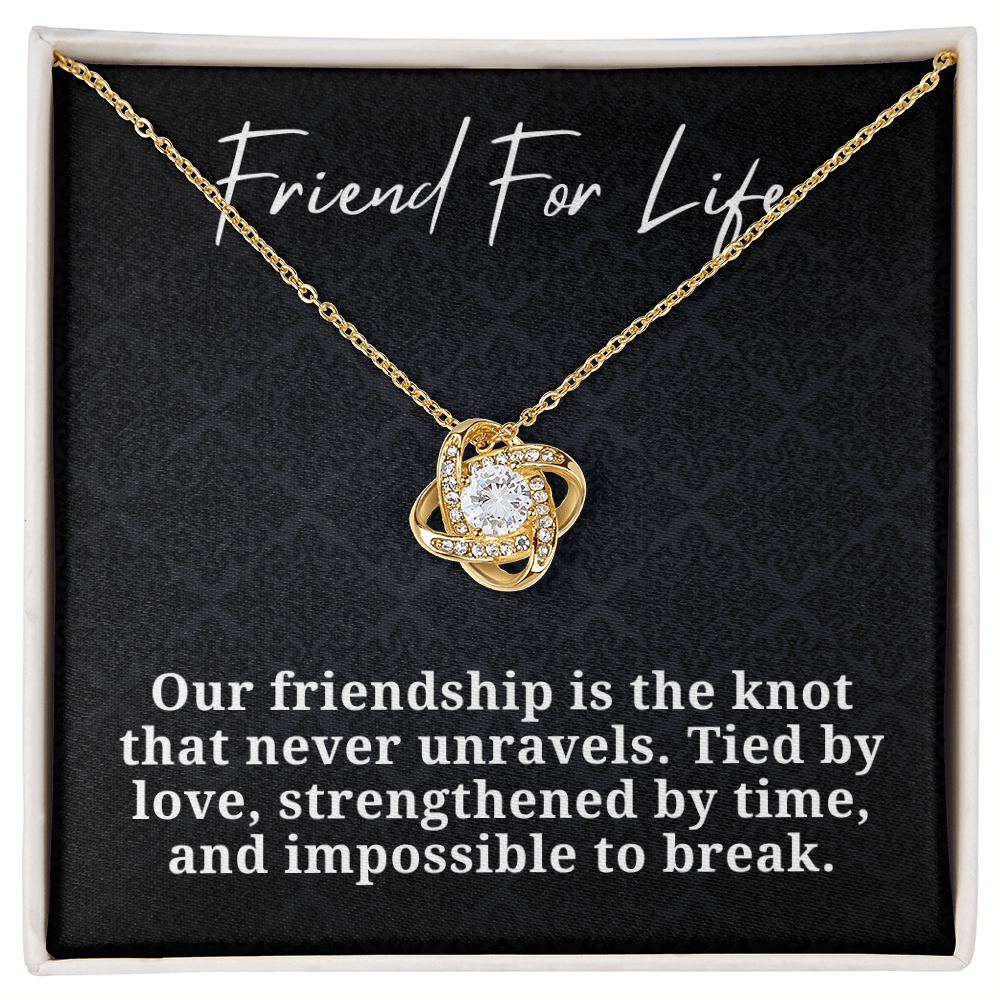 Friend For Life Love Knot Necklace