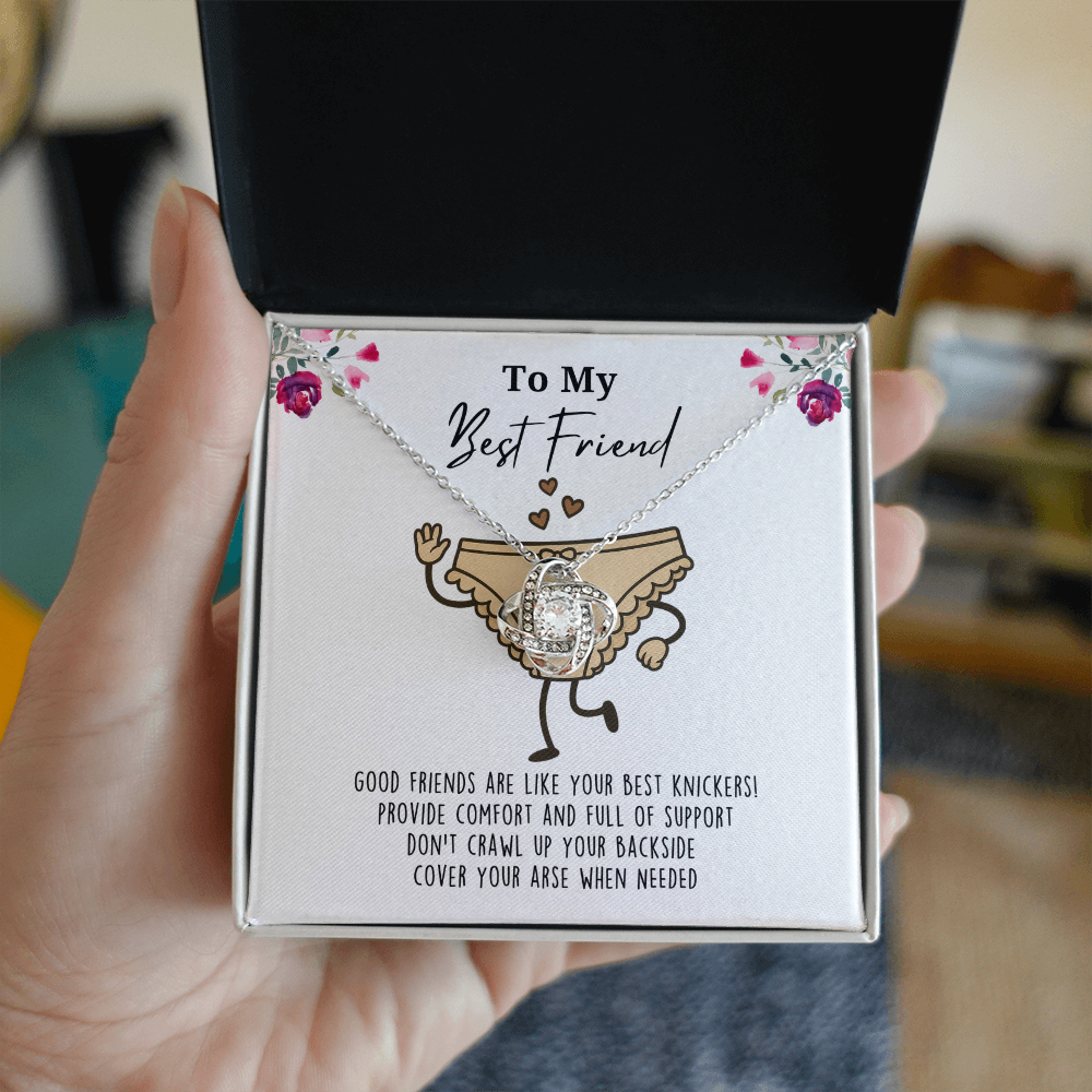 Good Friends Are Like Your Best Knickers Necklace
