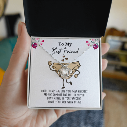 Good Friends Are Like Your Best Knickers Necklace
