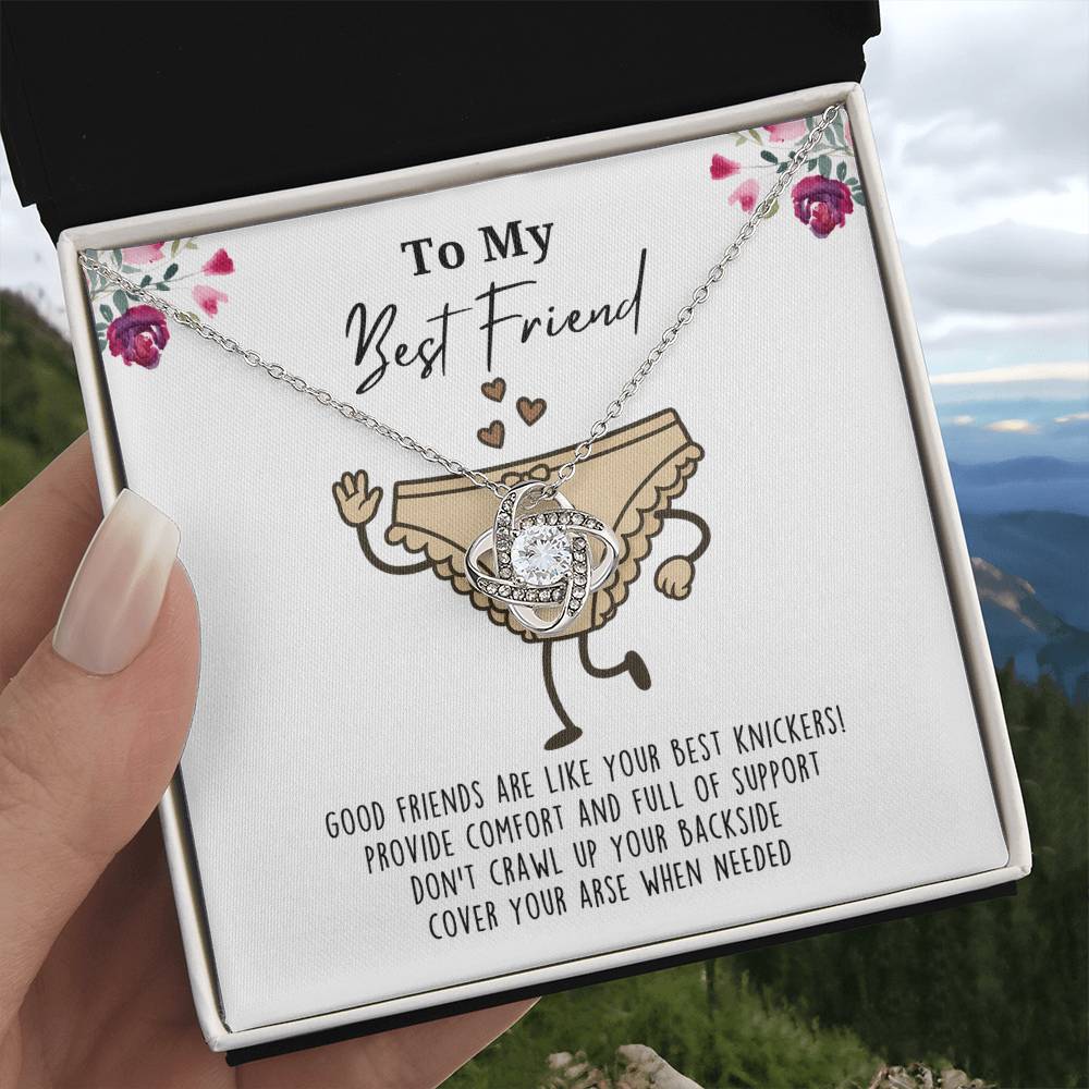 Good Friends Are Like Your Best Knickers Necklace