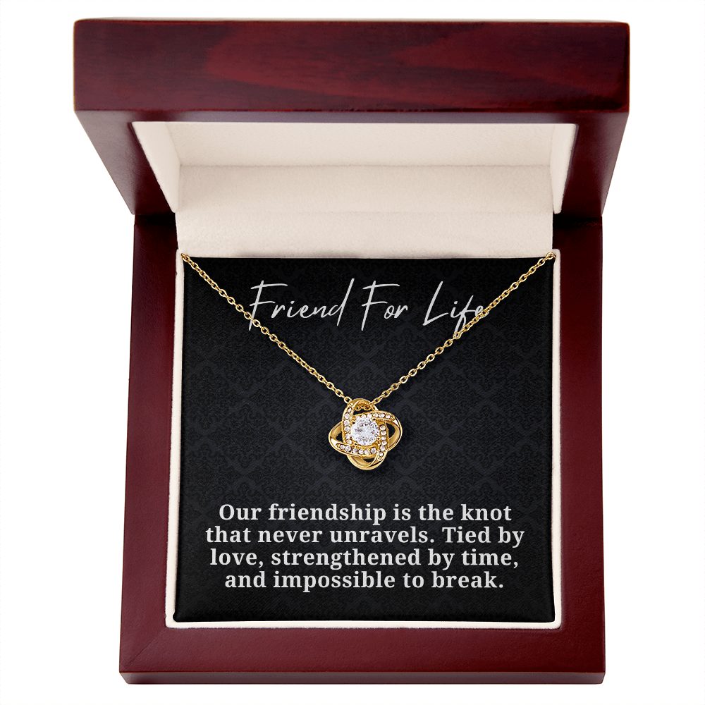 Friend For Life Love Knot Necklace