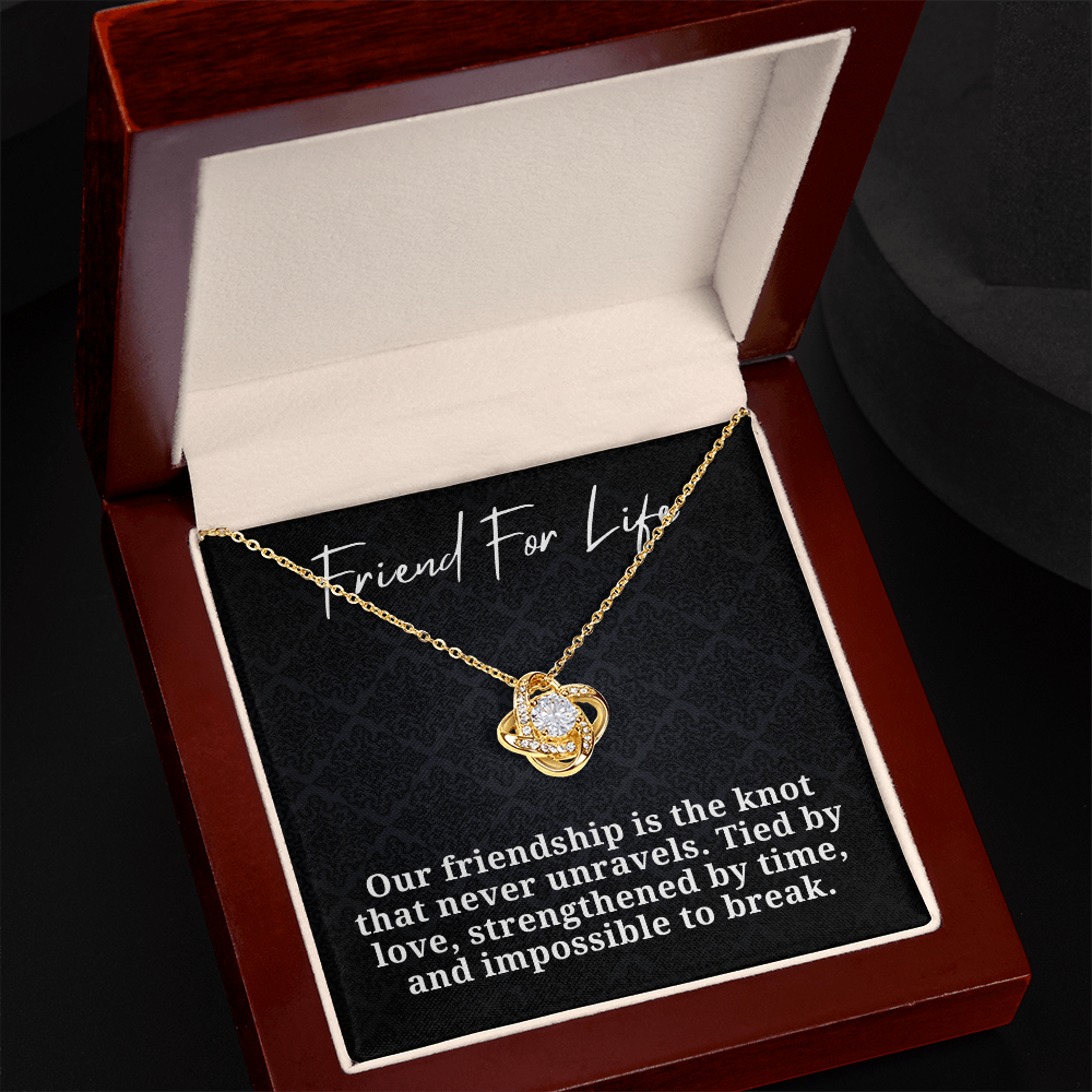 Friend For Life Love Knot Necklace