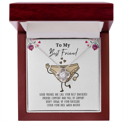 Good Friends Are Like Your Best Knickers Necklace