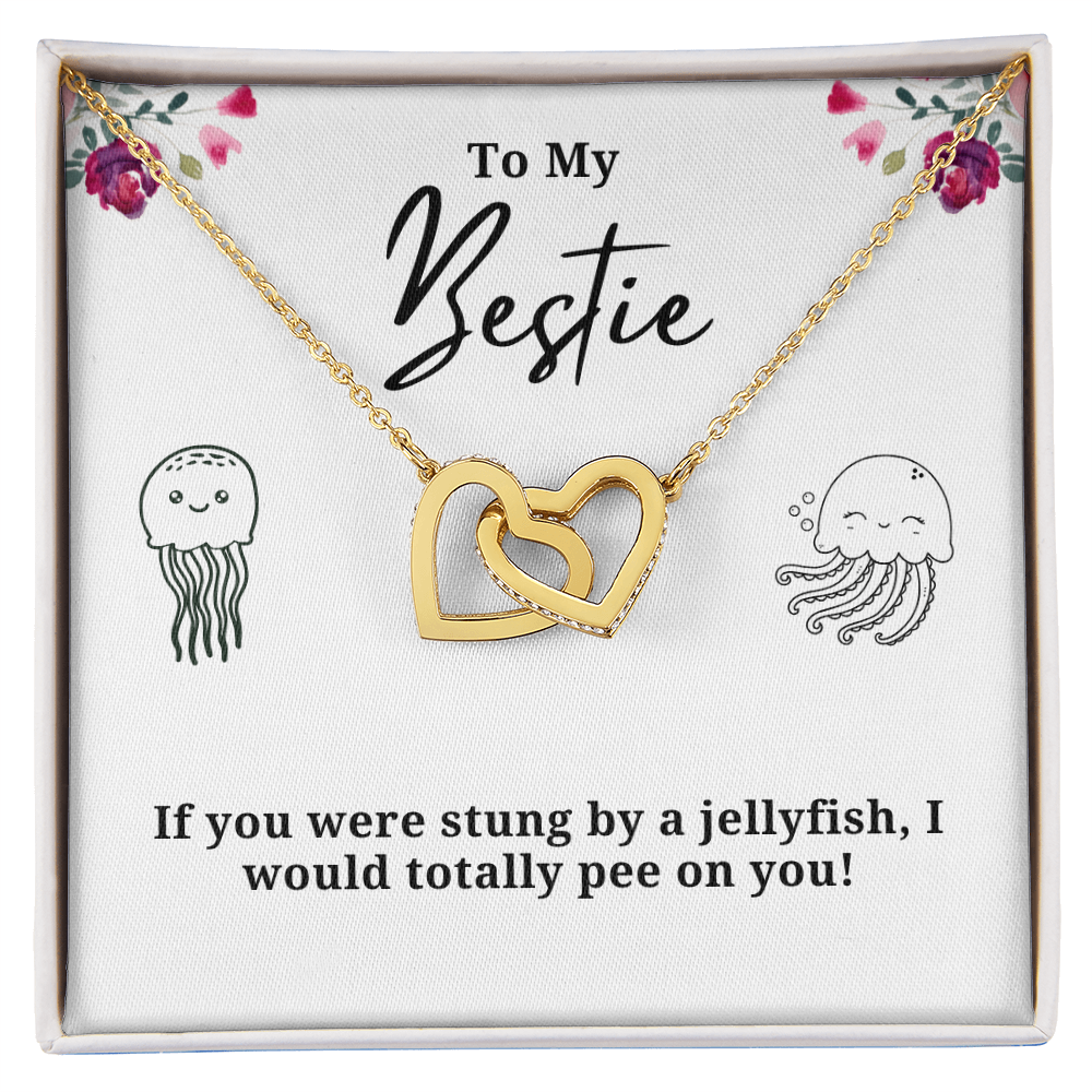 Funny Stung By A Jellyfish Best Friend Necklace