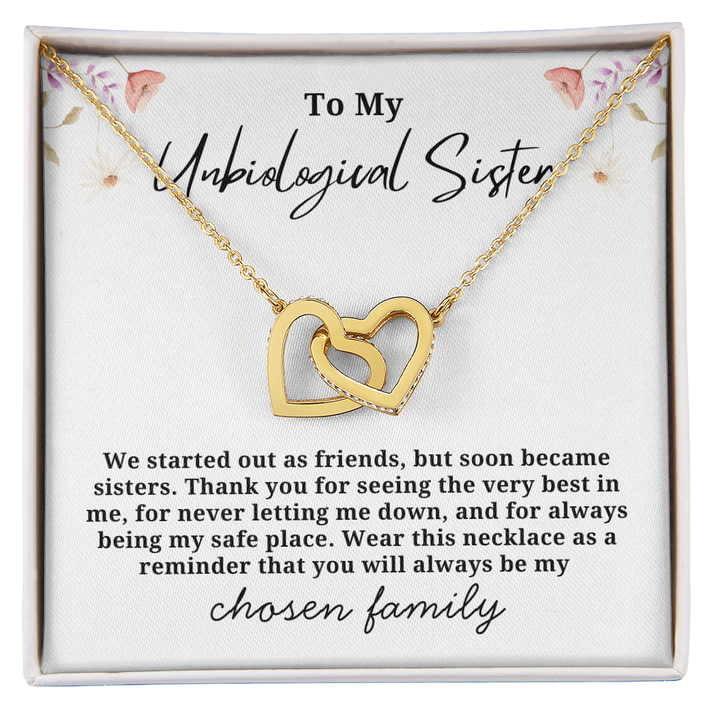 Chosen Family Interlocking Hearts Necklace