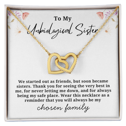 Chosen Family Interlocking Hearts Necklace