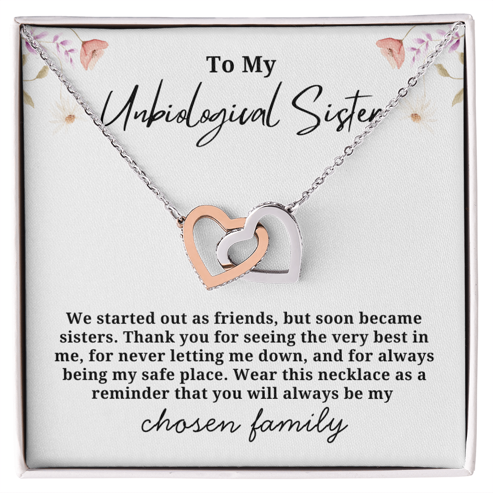 Chosen Family Interlocking Hearts Necklace