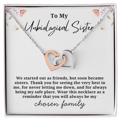 Chosen Family Interlocking Hearts Necklace