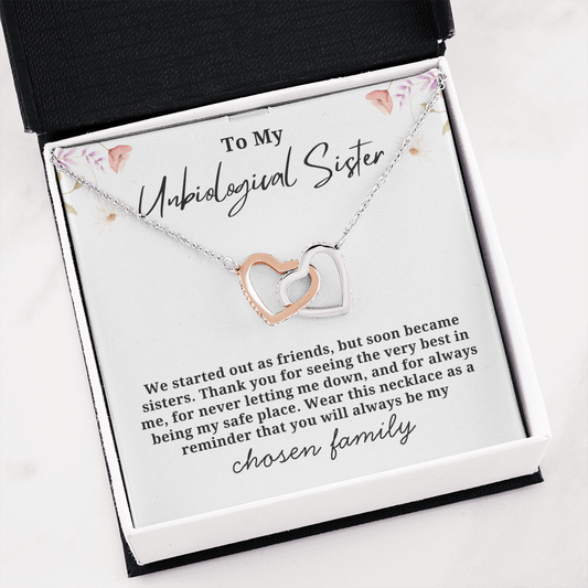 Chosen Family Interlocking Hearts Necklace