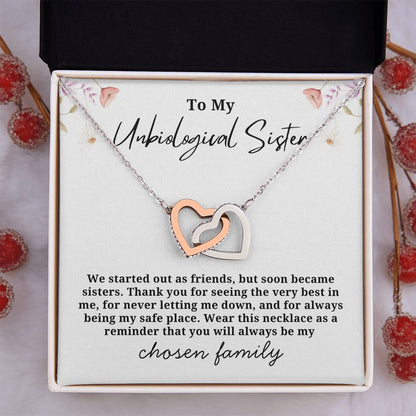 Chosen Family Interlocking Hearts Necklace