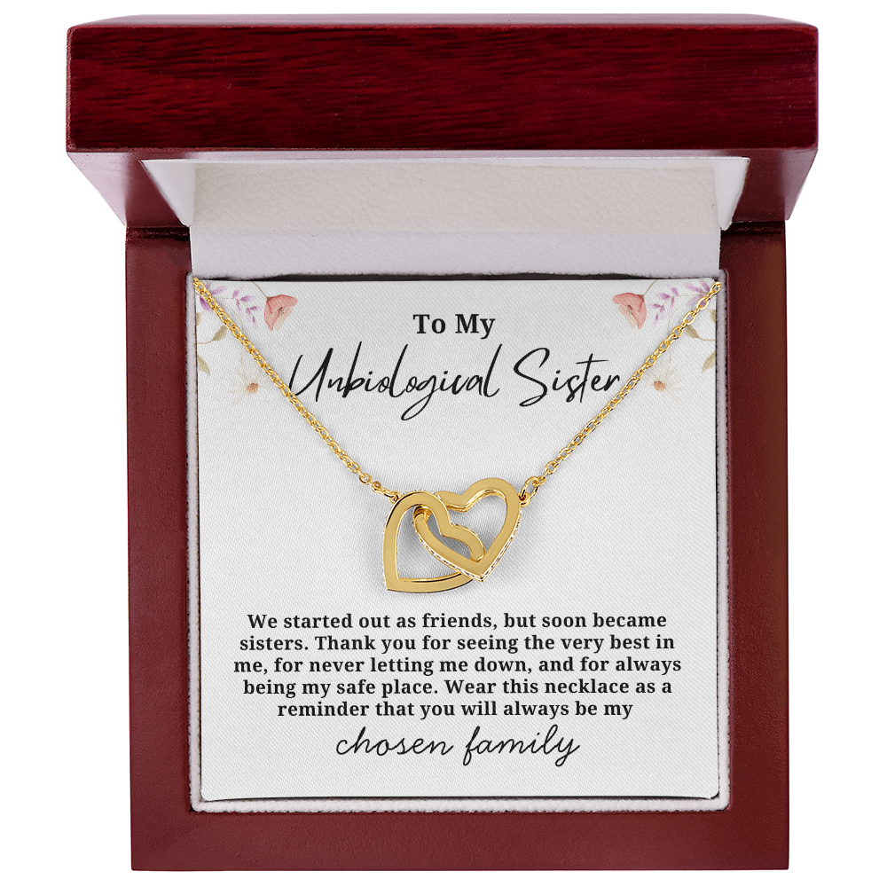 Chosen Family Interlocking Hearts Necklace