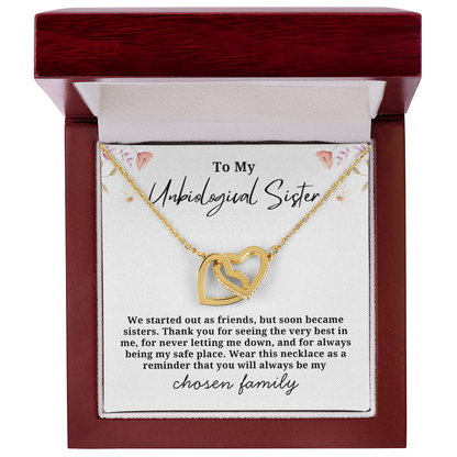 Chosen Family Interlocking Hearts Necklace