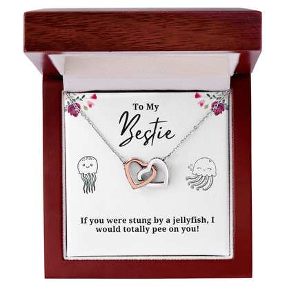 Funny Stung By A Jellyfish Best Friend Necklace