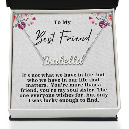 Soul Sister Personalized Name Necklace