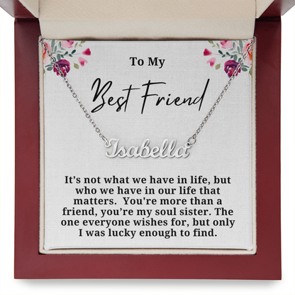 Soul Sister Personalized Name Necklace