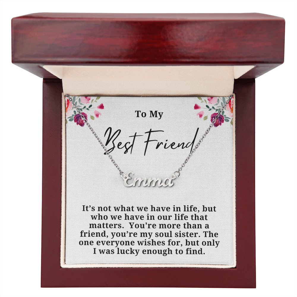Soul Sister Personalized Name Necklace