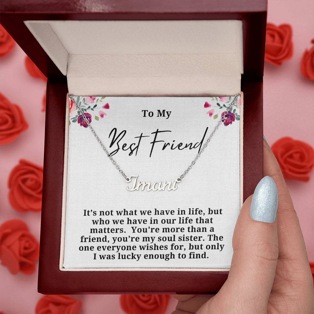 Soul Sister Personalized Name Necklace