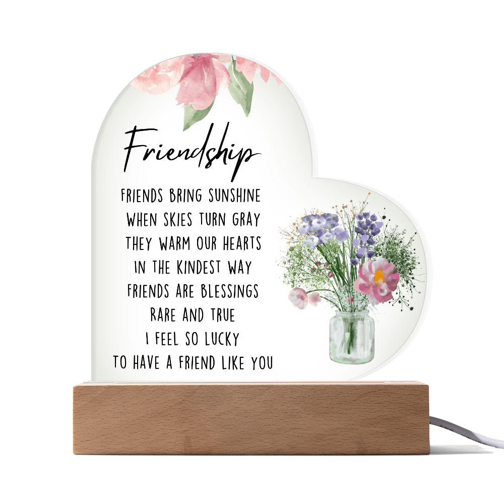 Lucky To Have  A Friend Like You Acrylic