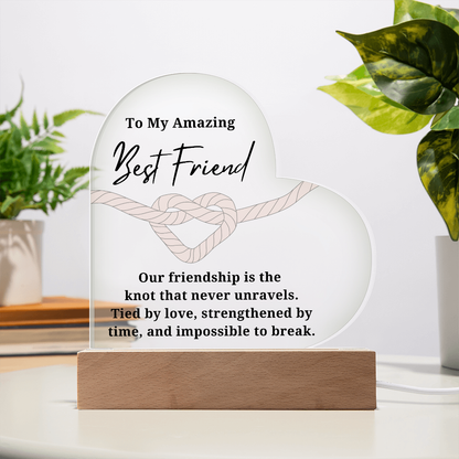 Strengthed By Time Best Friend Acrylic