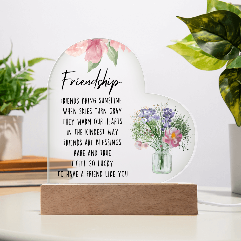 Lucky To Have  A Friend Like You Acrylic