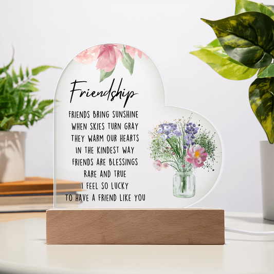 Lucky To Have  A Friend Like You Acrylic