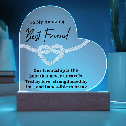 Strengthed By Time Best Friend Acrylic