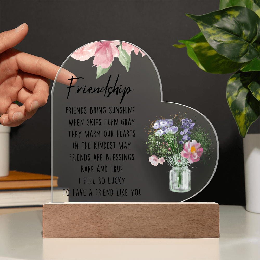 Lucky To Have  A Friend Like You Acrylic