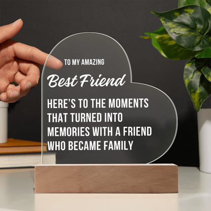 Moments To Memories Heart Plaque