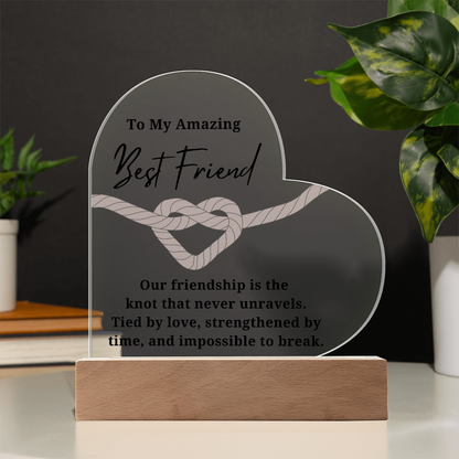 Strengthed By Time Best Friend Acrylic