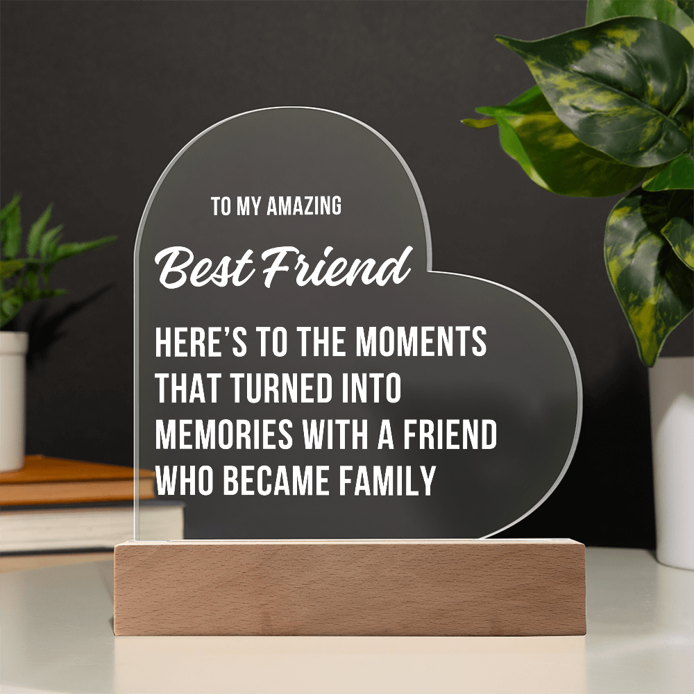 Moments To Memories Heart Plaque
