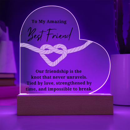 Strengthed By Time Best Friend Acrylic