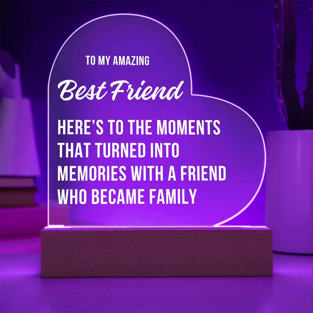 Moments To Memories Heart Plaque