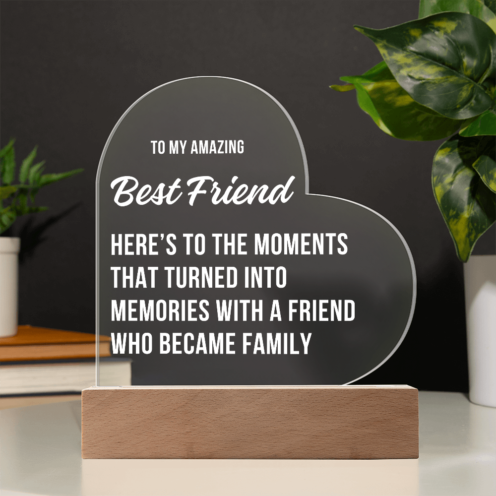 Moments To Memories Heart Plaque