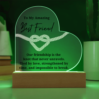 Strengthed By Time Best Friend Acrylic